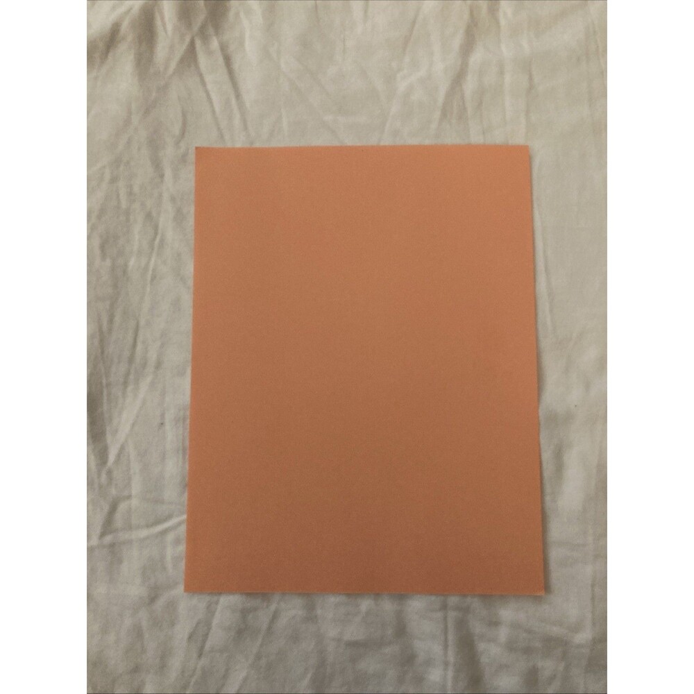 Unbranded 11”x8.5” Copier Paper | Salmon Color | 1 Sheet Only